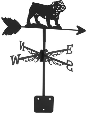 YARNOW Windfahne Mit Hundemuster Gartenornament Aus Wetterfahne Für Außenbereich Dekorative Dachmontage Ersatz-windfahne Für Gartendeko