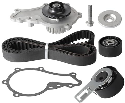 JAVOUKA Water Pump & Timing Belt Set Fit for Citroen Berlingo for C3 2, C5 3 DS3, Fit for Peugeot 207 301 4008 2008-2024, Replace# 1613561980 1684448280