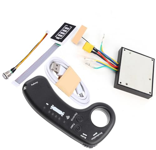 CFTGIW Electric Longboard Dual Drive ESC -Ersatzsteuerungs Mainboard mit Fernbedienung