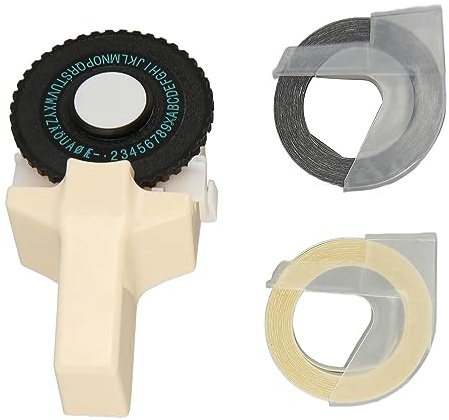 lvifloae Präge Label Maker 26 Großbuchstaben Punzel -Label -Hersteller Ergonomische Making -Prägung mit Klebeband für Scrapbooking -Vorräte, Küche, Büro, Kinder und Schulgegenstände