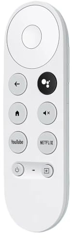 Télécommande vocale de Remplacement G9N9N TV Chromecast 4k, Lecteur multimédia for Streaming Neige, 1 pièce