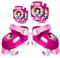 ROLLER SKATES sizes 23/27 + ELLBOGEN und KNIESCHÜTZER DISNEY PRINCESS, LIGHT PINK
