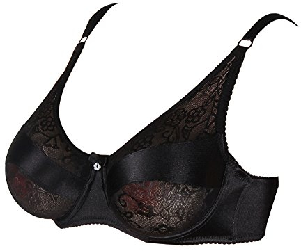 Kitchnexus Mastektomie BH Prothesen Transgender Crossdresser Mit Taschen Schwarz/Hautfarbe