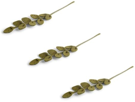 Én Gry & SIF 3er-Set Filzlaubzweige, 30 cm, Moosgrün