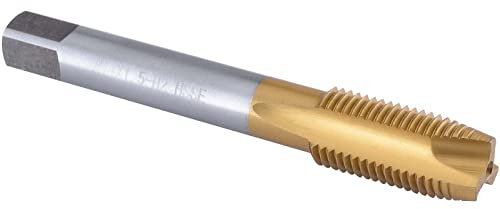 Burkit M14 x 1,5 Spiralspitze Gewindebohrer HSS Titanbeschichtung Spiralspitze Gewindebohrer M14 x 1,5