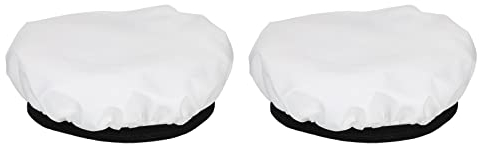 PATIKIL 7 18cm Doux Diffuseur Lampe Couverture, 2 Paquet Tissu Diffuseur Strobe Réflecteur Lampe Chaussette pour Torche Électrique Beauté Vaisselle Photographie Studio, Blanc