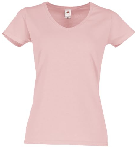 Fruit of the Loom T-shirt à col en V pour femme Iconic 150