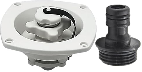 Kongou RV City-Wassereinlass mit Rückschlagventil, RV-Wassereinlass ersetzen | Druckregulierter Wassereintritt - Sicher regulierter Wasserdruck, einfacher Anschluss für Wohnmobil, Marine, Boot