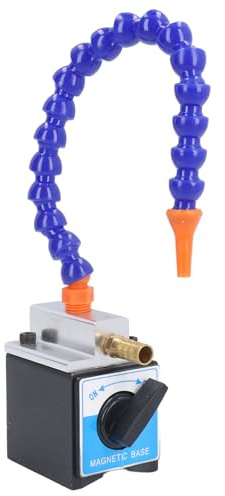 Nebel-Kühlmittel-Nebelschmierung, Magnetischer Basis-Kühlmittelschlauch, 1/4 Zoll Einlass, 1/2 Zoll Auslass, 300 Mm Langes Ölkühlmittelrohr, Verstellbarer Magnetischer Basishalter Für CNC-Drehmaschine