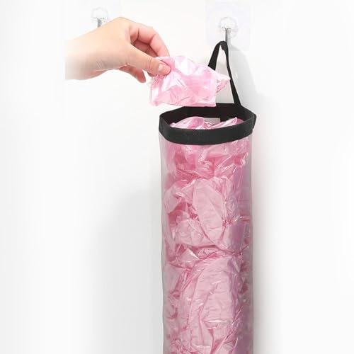 Plastic Bag Holder Grocery Bag Holder Multifunctional Space Saving Hanging Large Grocery Bag Storage Dispenser Can Also Be Used to Store Other Items