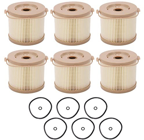 Öl-Wasserabscheiderfilter für 6-TLG. Kraftstofffilter-Wasserabscheider-Öl-Wasserfilter-Kit für Racor 2010Pm-Or 500Fg