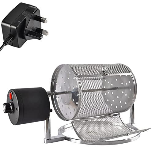 XNXYSMKJ Electric Coffee Roasting Machine Grains Nut-Roaster Baking Machine Stainless Steel Coffee Roasting Cage (B)