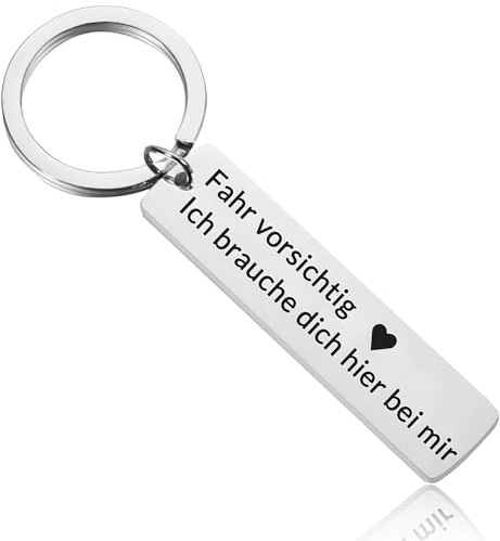 JONZIN Schlüsselanhänger Personalisiert I Zum Selbst Gestalten Doppelseitige Gravur Schlüsselanhänger I Personalisiert Geschenk für Freundin, Freund, Papa,Männer,Frauen