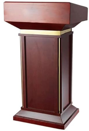 Rednerpult-Podiumständer, Podiumständer Moderne Rednerpulte Holz-Laptop-Schreibtisch Stehpult Hotel-Willkommensrezeption Pulte für Kirchen Einfacher Podiumständer Hat viele Verwendungsmöglic
