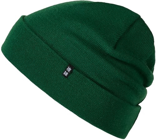 Enter the Complex® Merino Mütze Herren, Beanie Damen, 100% Merino Wolle, Warm und Dünn, Zweilagige Strickmütze