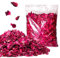 CaiTang 300G Confeti de Pétalos, Pétalos de Rosa Secos Naturales, Pétalos de Rosa Roja para Boda, SPA, Baño, Pies, Manualidades, Petalos de Rosa Naturales Boda