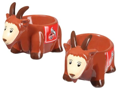 1. FC Köln Eierbecher - Hennes - 2er Set