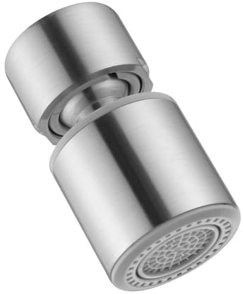 ONECE Aireador Cepillado M22 de Grifo con 2 Modos, Giratorio de 360°