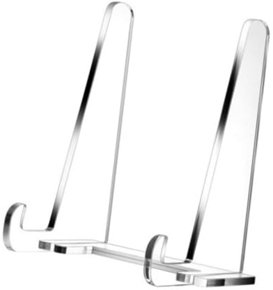 De Chevalet En Acrylique Transparent 5.9 Pouces Présentoir En Acrylique Pour Décorative Cadre Photo Livre D'art Collection