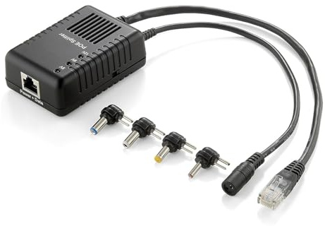Mach Power Splitter PoE con Voltaggio Regolabile 5/9/12V, 4 Tips (NW-PSSO-004)