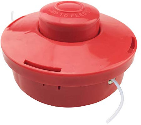 Yesmin Petrol Strimmer Replacement Bump Feed Line Spool String Trimmer Head (Red)