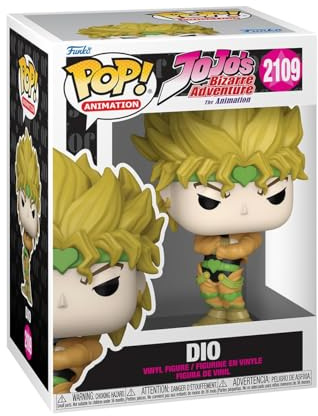 Funko POP! Animation: JoJo's Bizarre Adventure - DIO - Figura in vinile da collezione - Idea regalo - Prodotto ufficiale - Giocattoli per bambini e adulti - Modello di figura per collezionisti