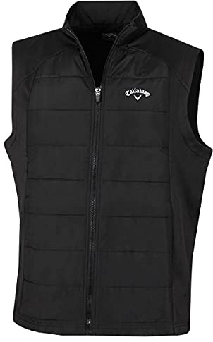 Callaway Golf Hombre completo con cremallera Gilet - Caviar - L