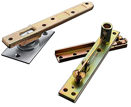 Cerniere per Carichi Pesanti a Bilico Nascoste 360° - Acciaio Inossidabile, 150 kg, per Porta Girevole in Legno, Segreta - Perno Eccentrico, 1 Set
