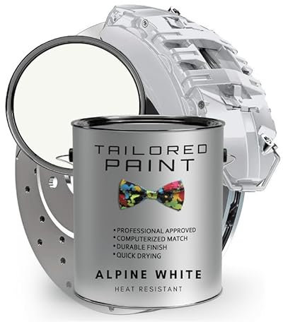 Per BMW Alpine White M-Sport vernice resistente al calore pennello su pinza 150 ml