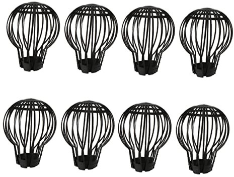 OSALADI 8 Pcs Drain Grill Sieve Strainer Sink Drain Cover Mesh Drain Cover Guard Drain Cover Roof Anti- Blocking Cap Anti-block Roof Filter Caps Rooftop Drain Filter Caps Round