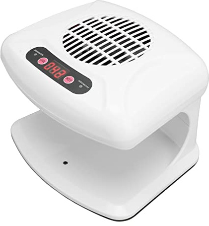 Sèche-Ongles à une Main,Sèche-ongles à air avec capteur automatique, Ventilateur de séchage pour vernis à ongles, Séchoir à Ongles avec Vent Chaud et Froid (Prise UE 220V)