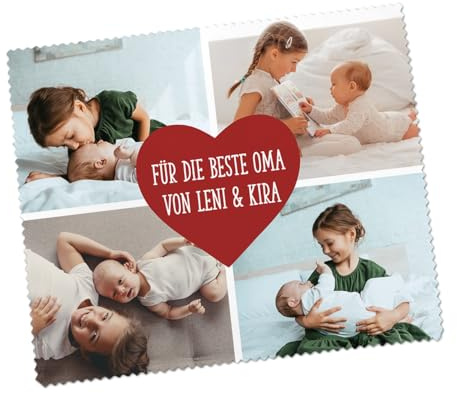 Herz & Heim Foto-Brillenputztuch selbst gestalten (4 Fotos)