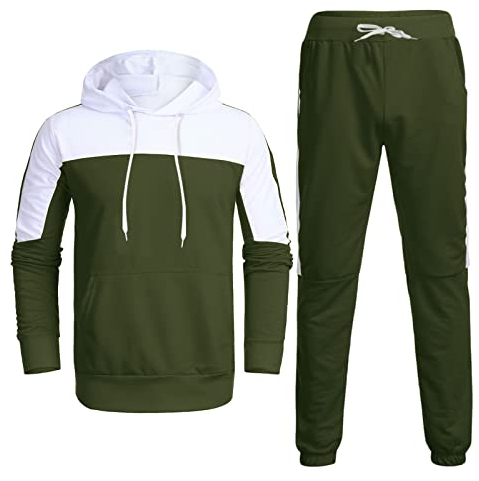 HANXIULIN Herren Trainingsanzug Freizeitanzug Herren Beiläufig Lange Ärmel Sport Jacke Herbst und Winter Freizeitkleidung Sporthose Und Trainingsjacke