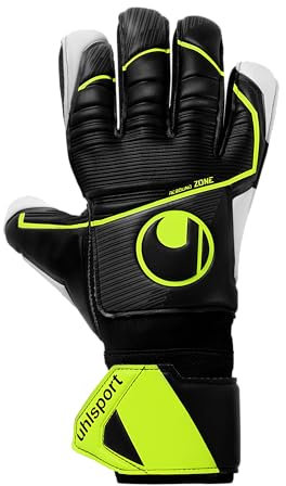 uhlsport uhlsport Supersoft HN Flex Frame, Kinder und Erwachsene Torwarthandschuhe, Noir/Jaune Fluo, 9 -