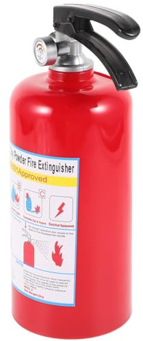 GETAJGHSD Feuerlöscher Geldkassette Aus Abs-material Dekorative Aufbewahrungsbox Mit Geheimfach Für Bargeld Und Schmuck Einfache Bedienung Per Knopfdruck