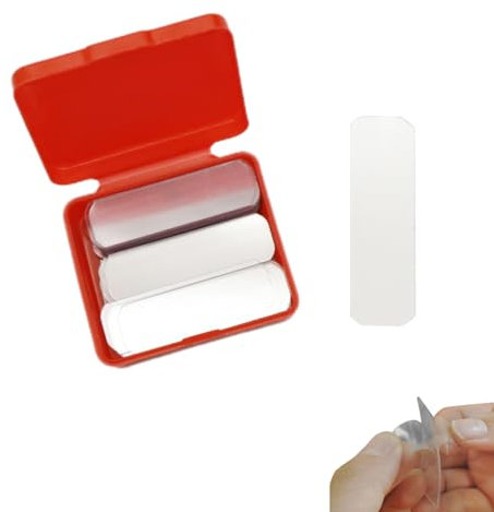 60Stück Klebepads Doppelseitig Extra Stark 5 x 1,8 cm Rechteckig Nano Doppelseitiges Klebeband Transparent Wasserfest Spurloses Beidseitiges Klebeband Doppelklebeband für Wand Zuhause Büro Auto Schule