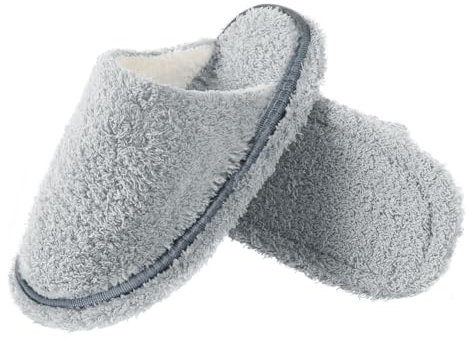 XINCHI Mop Hausschuhe Bodenreinigung Faul Pantoffeln Abnehmbar Putzschuhe Winter Unisex Gästepantoffel für Hause Büro
