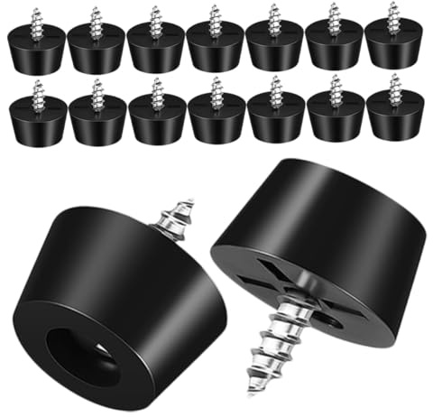 TOGEVAL 100pièces Patins Antidérapants Pvc Pour Meubles De Bureau Protections Pour Chaise Table Parquet