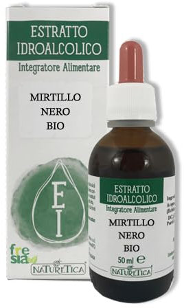 Mirtillo nero estratto idroalcolico - Tintura madre 50ml