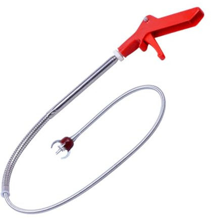 LIFKOME Herramienta Para Desatascar Inodoro Con Gancho Telescópico Multi-dientes Para Limpieza Eficaz De Tuberías y Eliminación De Obstrucciones Baños y Cocinas