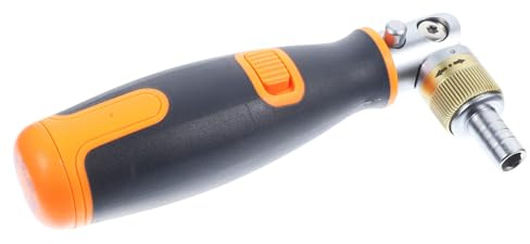 DECOMELODY Tournevis à Cliquet Multi-angle Acier Alliage Coffret Outillage Main Compact pour Réparation Domestique Manche Ergonomique Antidérapant Bit Rapide et Sécurisé