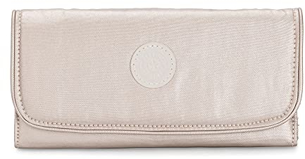 Kipling MONEY LAND Große Geldbörse, Metallic Glow (Silber)