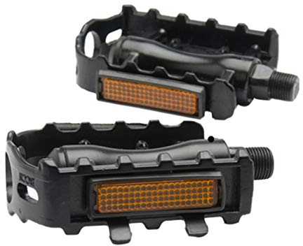 1 Paar Fahrradpedale Fahrräder BMX Pedale Ersatz Zubehör Für Rennrad Universelles Fahrradpedal Mit Reflektor Rennradpedal Clips Kind Mountainbike Blütenblatt