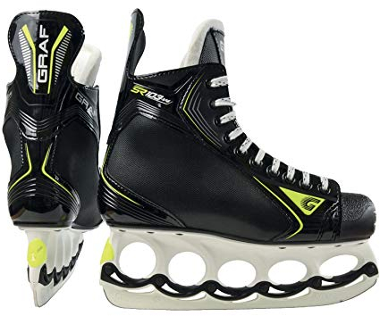 GRAF Super G 103 V4 Skate mit T-Blade System Modell 2020 Inclusive Kufenschoner, Größe:8 = 42