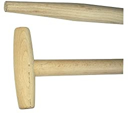 ROUSSELET Manche bêche béquil.Bois Dur 90cm d.35 5043