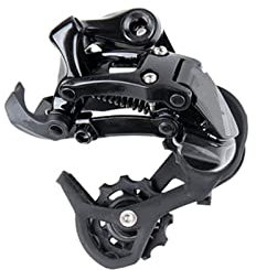 YEJIANGHUA Passend for GX 1x10 10 Speed ​​Schaltwerk nur 36T Max Schwarz Fahrradzubehör SS Short Cage, faltbares Faltrad