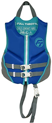 Full Throttle Child's Rapid Dry USCG Approved Life Jacket, Royal