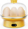 Macook Egg Cooker with Intelligence LED Touch, 7 Egg Capacity Electric Egg Boiler, Quick Boiling, Auto-Off, 350W, Yellow - Includes Measuring Cup, Stickers & Removable Tray