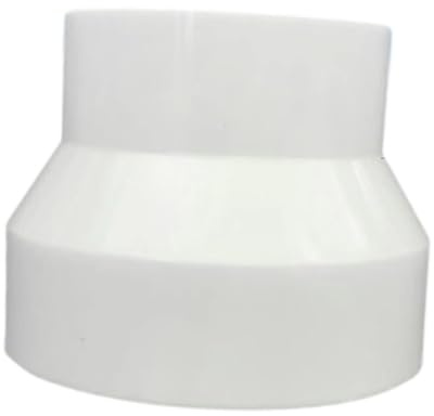 Gralara Luftkanaladapter Zubehör Kanalverbinder Flansch Havc Rohrverbinder für Abluftrohr, 150 mm bis 100 mm