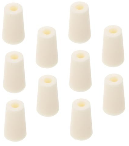 OKUMEYR Silikonstopfen in Lebensmittelqualität 10er-Pack Flaschenstopfen Für Chemie- Und Medizintests